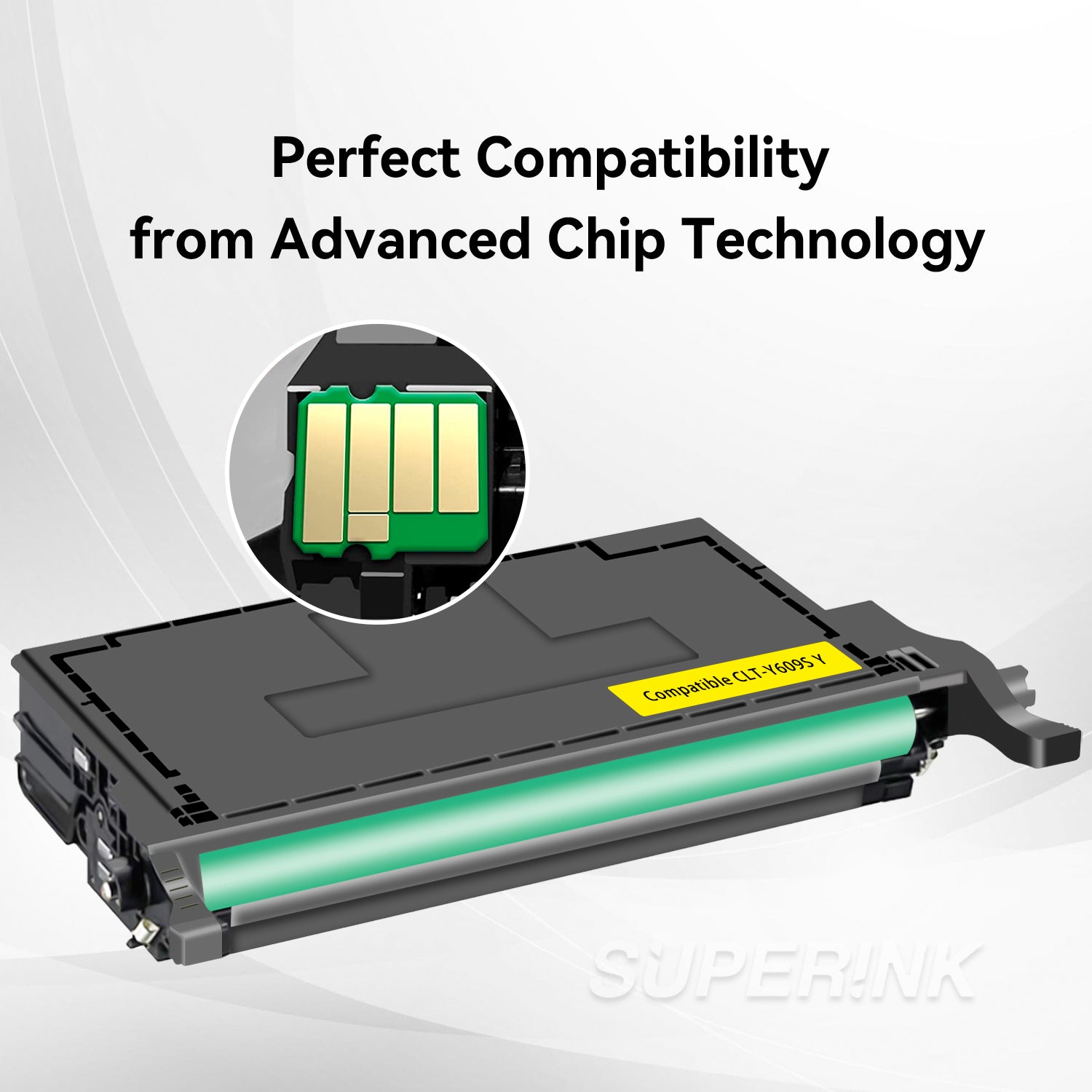 Compatible Samsung CLT-Y609S Yellow Toner Cartridge By Superink