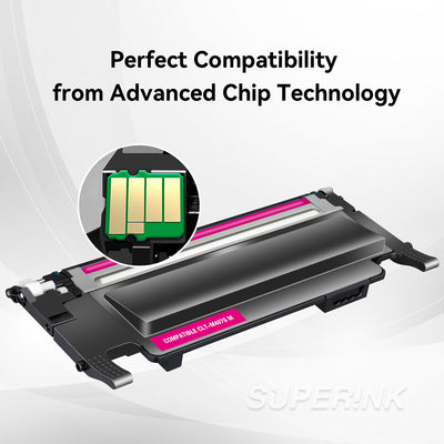 Compatible Samsung CLT-M407S Magenta Toner Cartridge By Superink