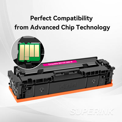 Compatible HP W2113X / 206X With Chip Magenta Toner By Superink