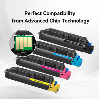 Compatible Ricoh 408310 408311 408312 408313 Combo Toner By Superink