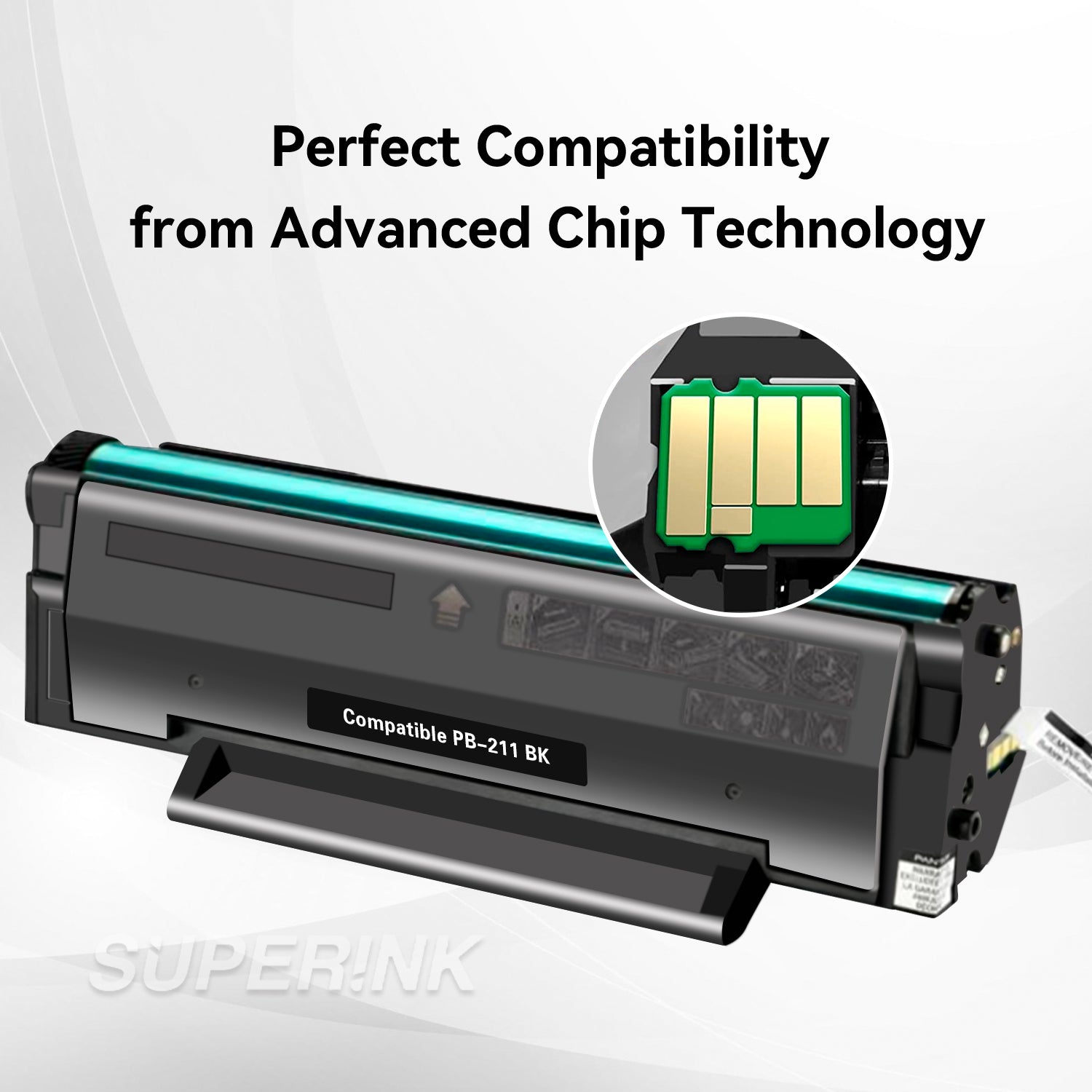 Compatible Pantum PB-211 Black Toner Cartridge by Superink