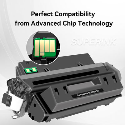 Compatible HP Q2610A Black Toner Cartridge By Superink