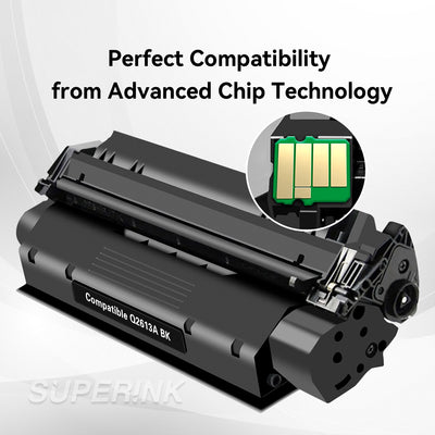 Cartouche de toner noir HP 13A (Q2613A) compatible par Superink