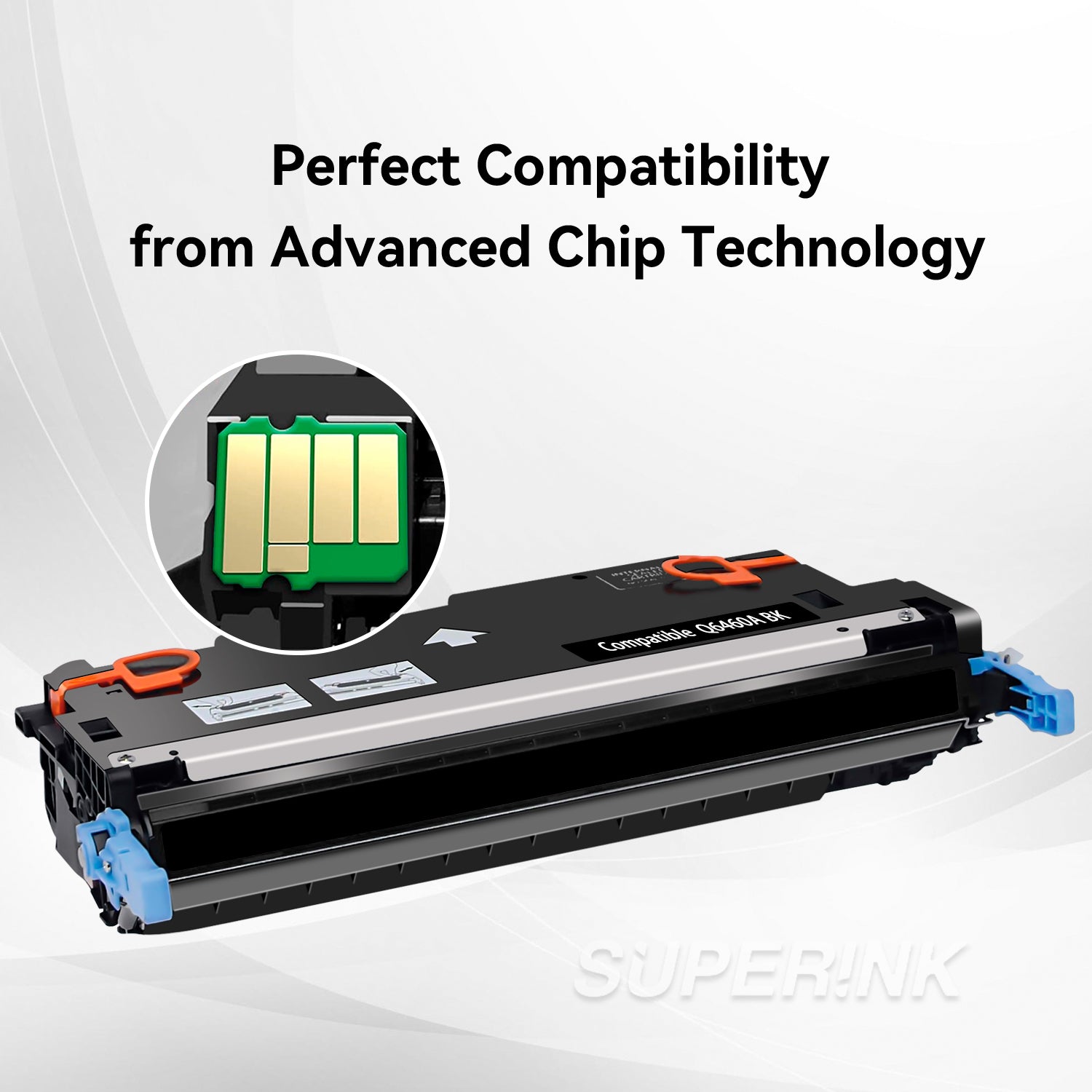 Compatible HP Q6460A Black Toner Cartridge HP 644A By Superink