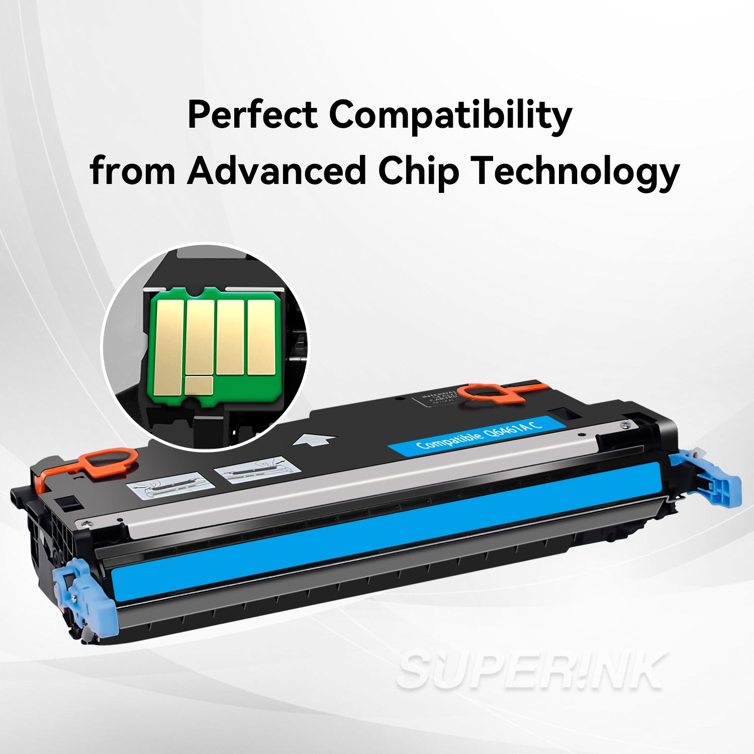 Compatible HP Q6461A Cyan Toner Cartridge HP 644A By Superink