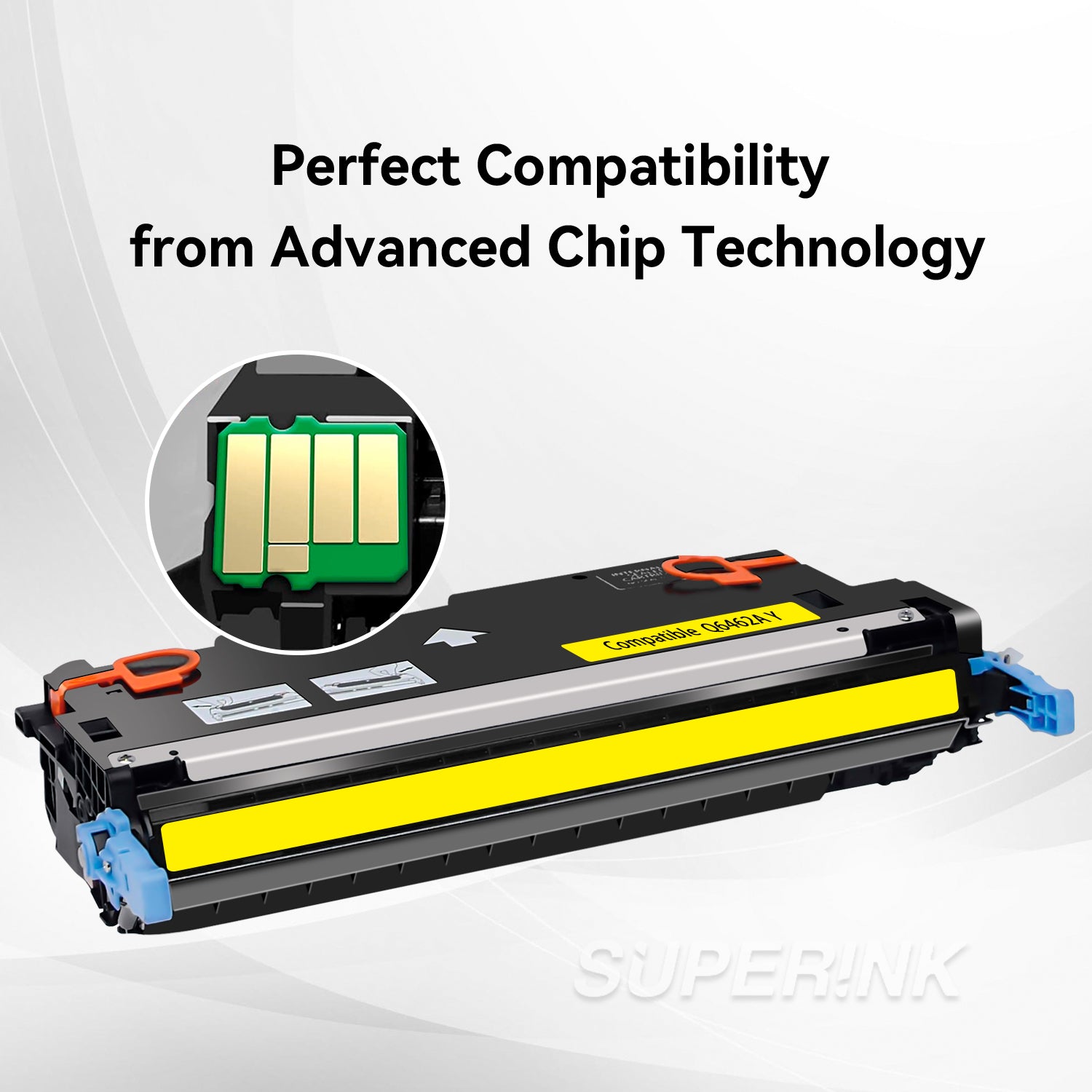 Compatible HP Q6462A Yellow Toner Cartridge HP 644A By Superink