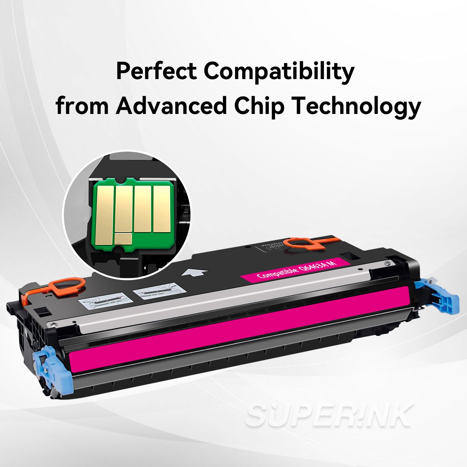 Compatible HP Q6463A Magenta Toner Cartridge HP 644A By Superink