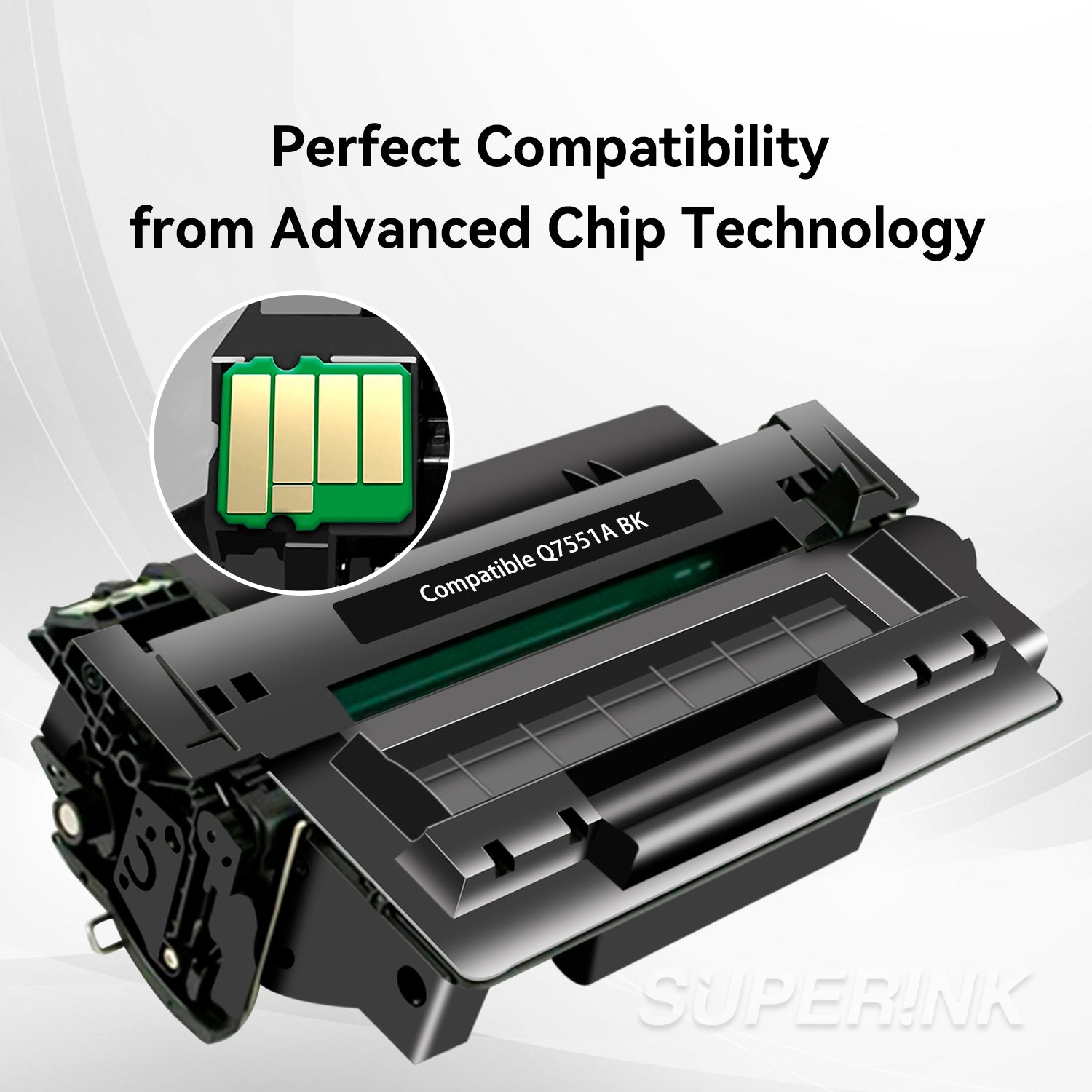 Compatible HP Q7551A (HP 51A) Toner Cartridge Black By Superink