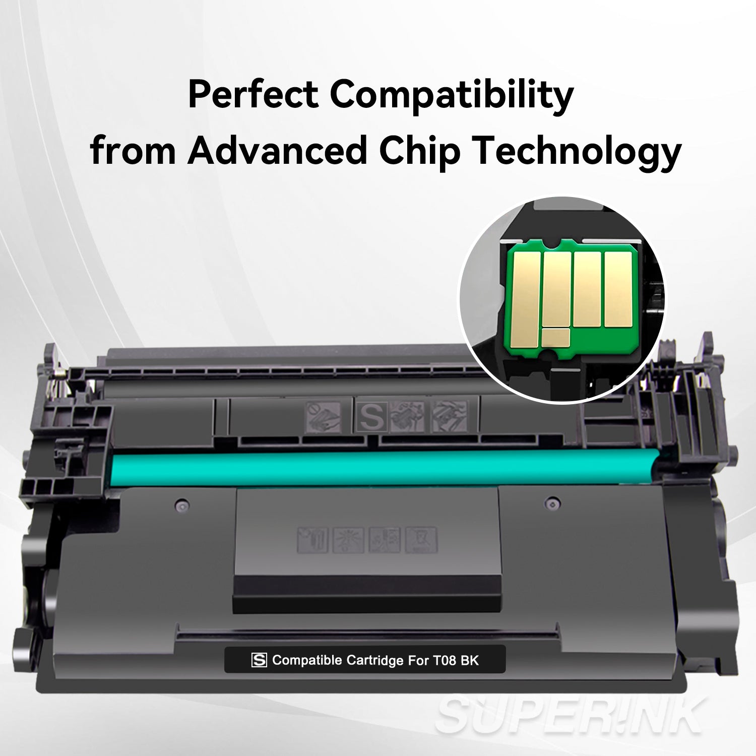 Compatible Canon T08 3010C005AA Black Cartridge