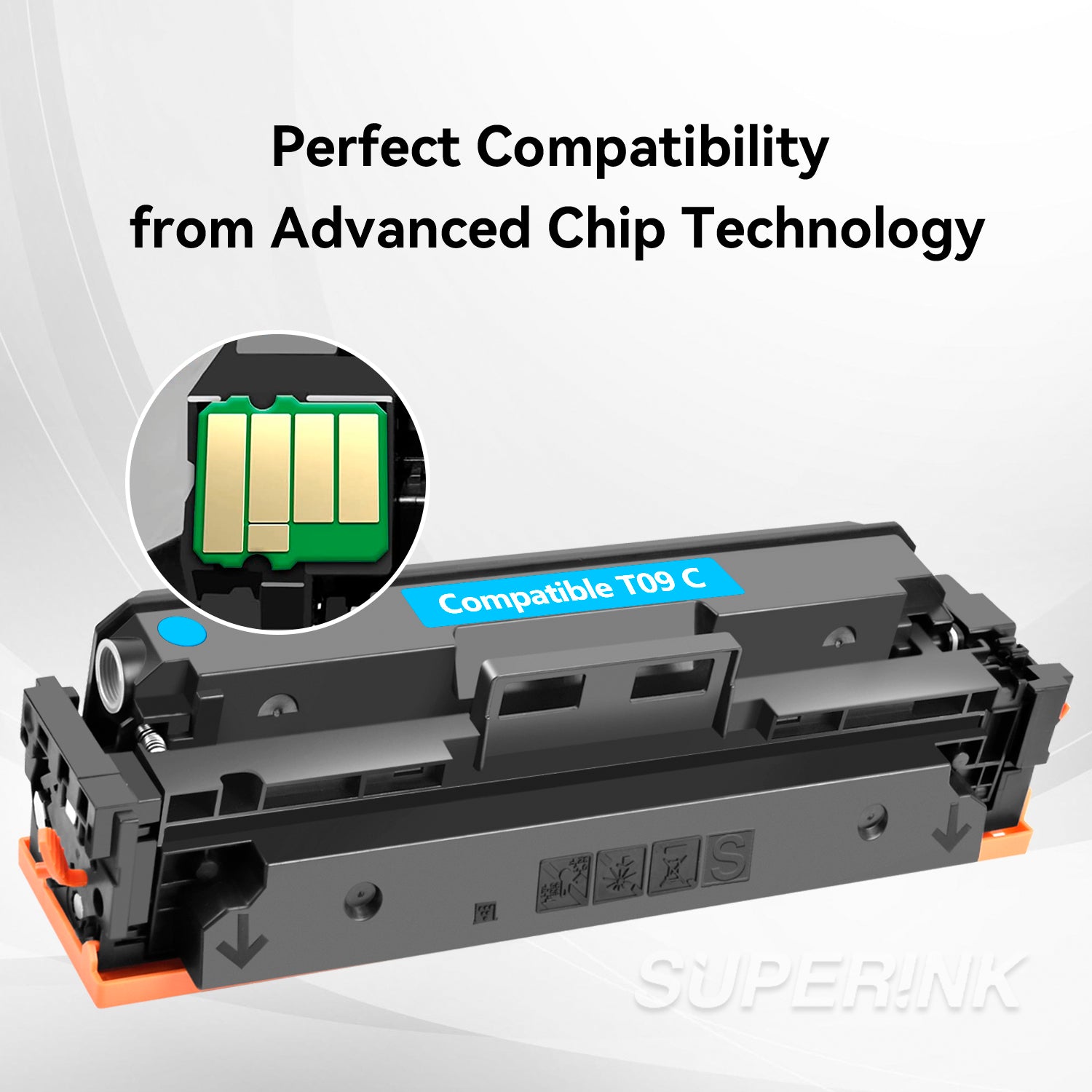 Compatible Canon T09 3019C005AA Cyan Toner
