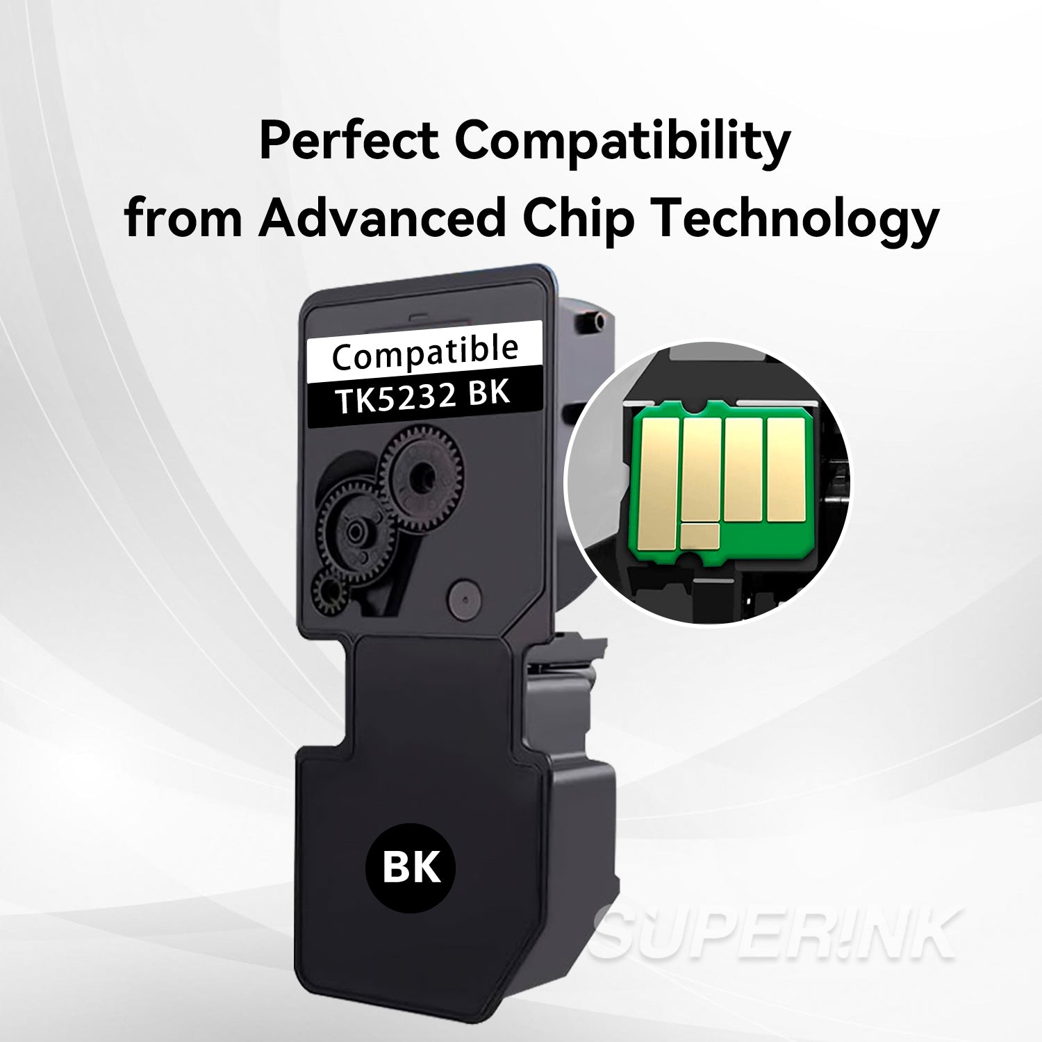 Compatible Kyocera TK5232K 1T02R90US0 Black toner By Superink