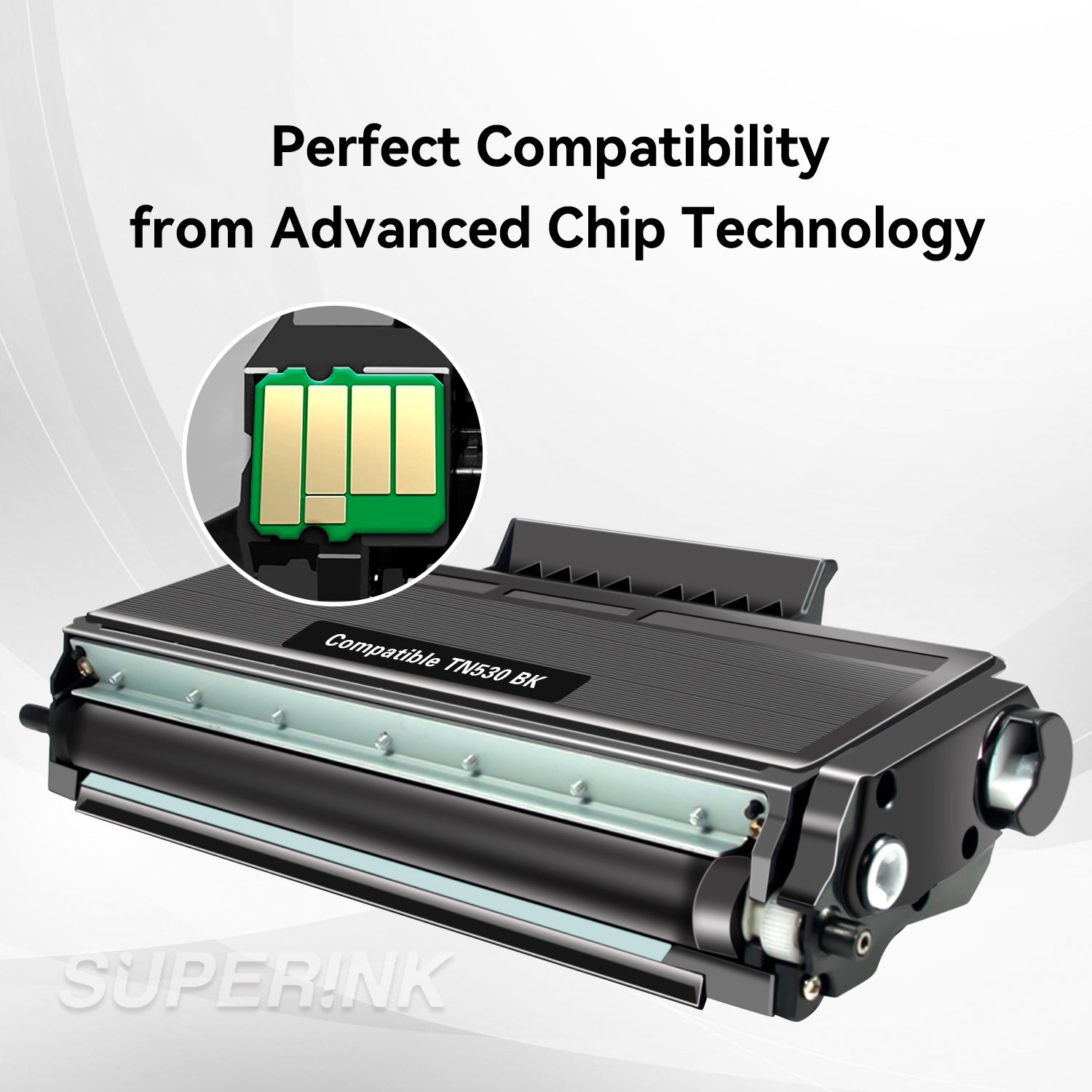 Compatible Brother TN-530 Black Toner Cartridge