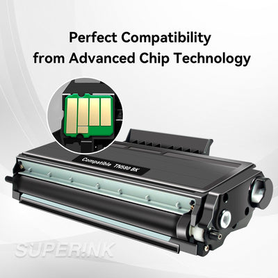 Compatible Brother TN-580 Black Toner Cartridge By Superink