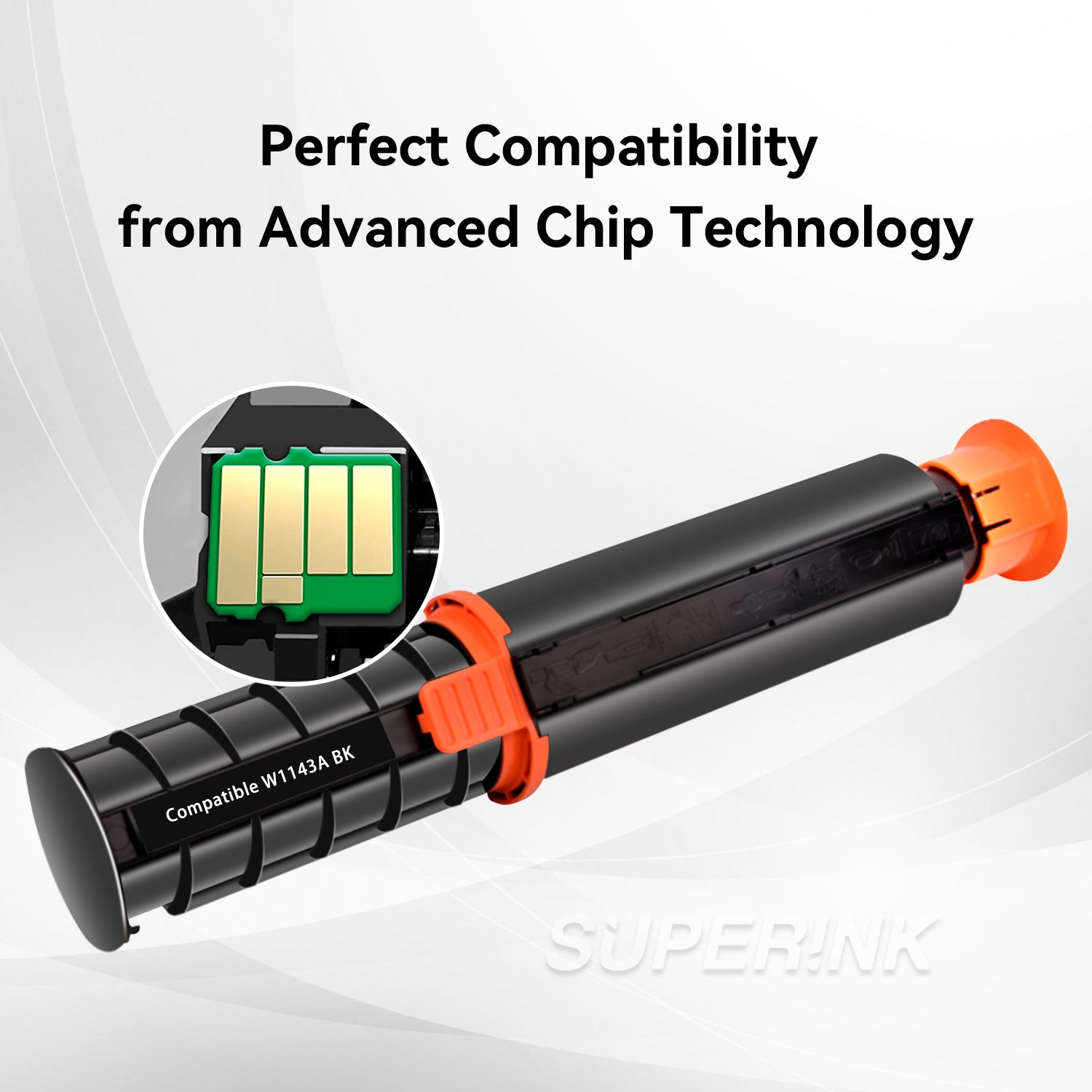 Compatible HP W1143A / 143A Black Toner Reload Kit by Superink