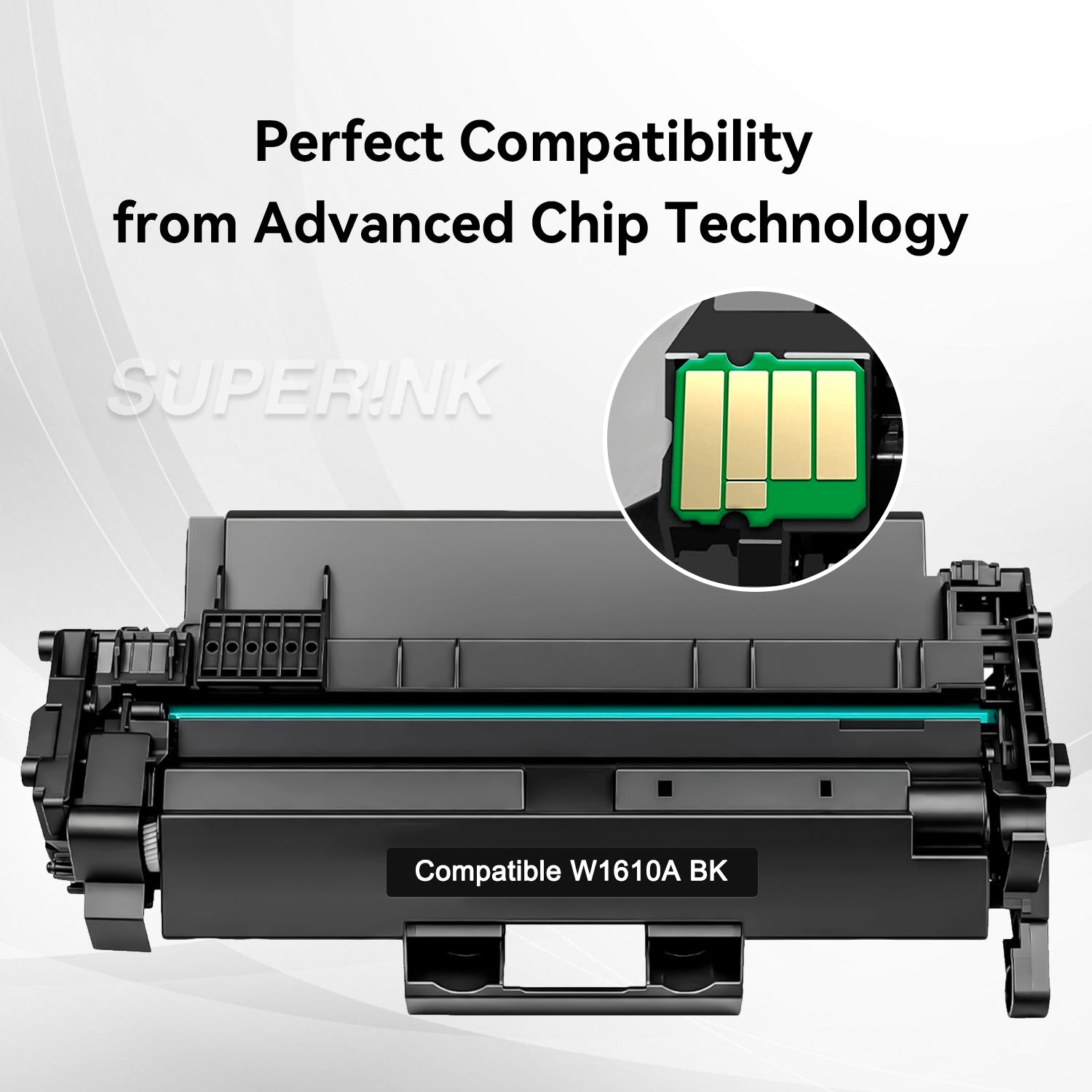 TEST Compatible HP 161A W1610A Black Toner Cartridge WITH CHIP (Copy)