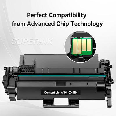 Compatible HP 161X W1610X Black Toner Cartridge WITH CHIP