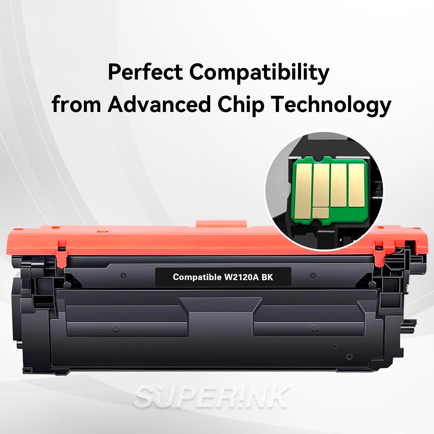 Compatible HP W2120A / 212A With Chip Black Toner By Superink