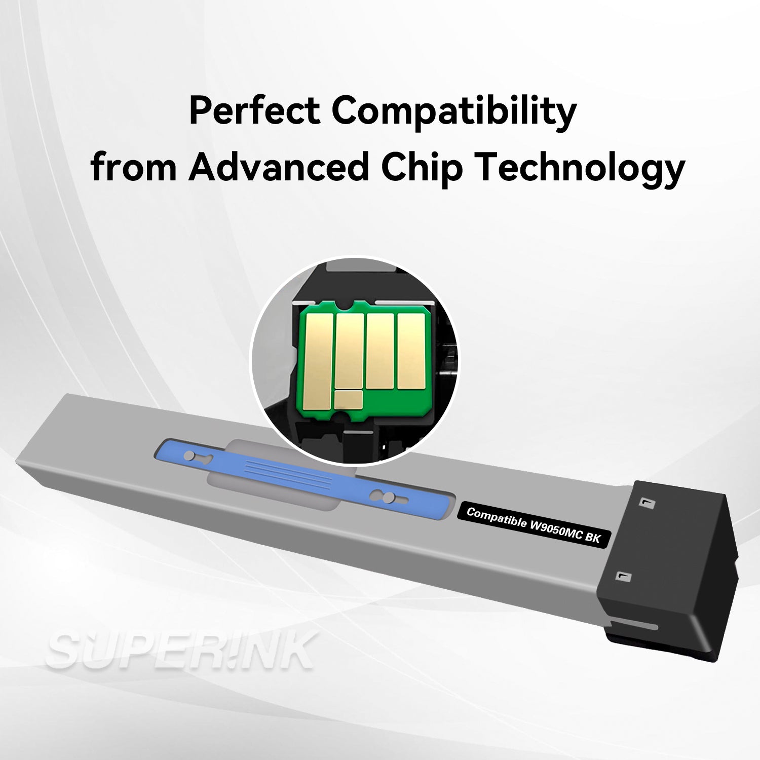 Compatible HP W9050MC Black Toner Cartridge By Superink