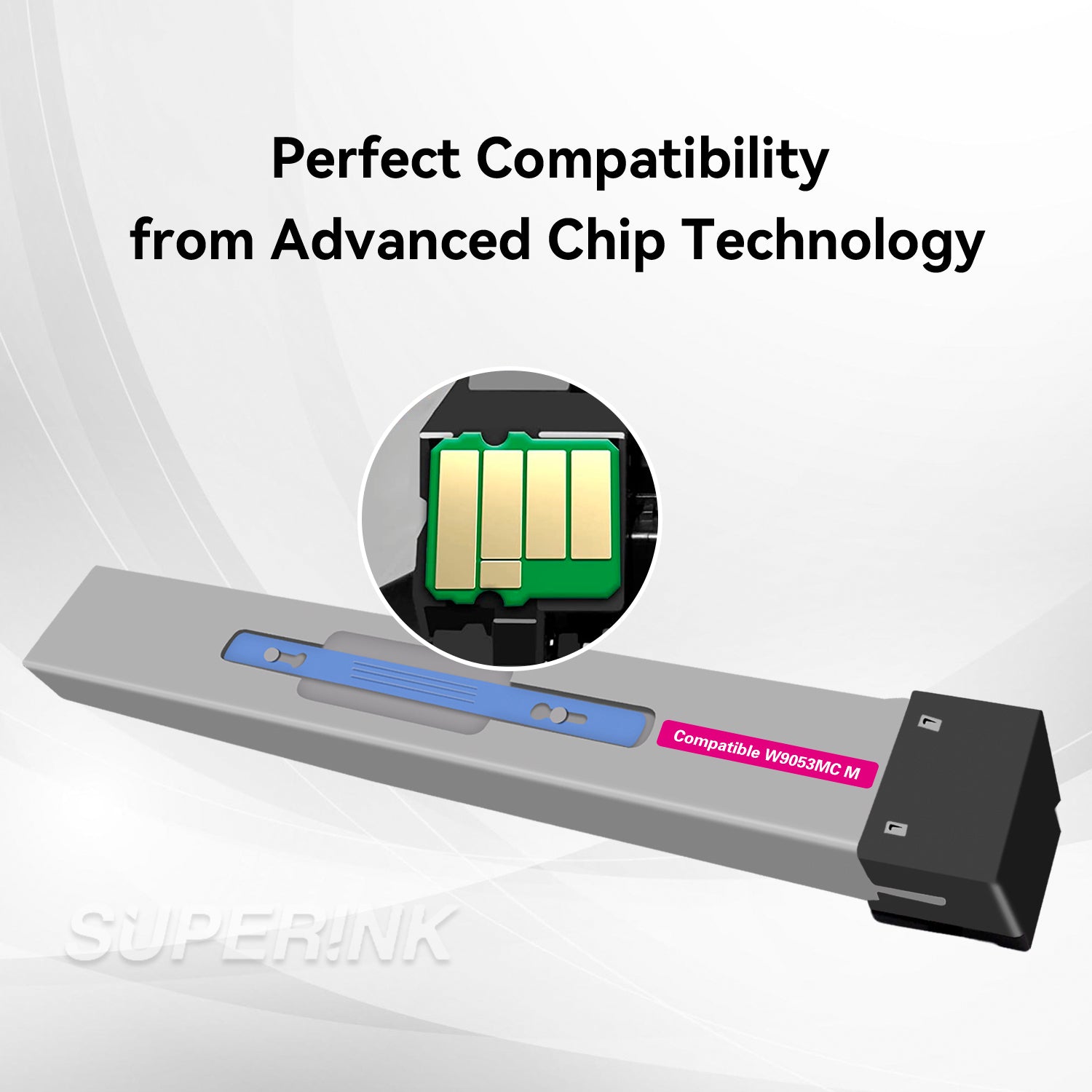 Compatible HP W9053MC Magenta Toner Cartridge By Superink