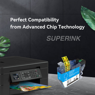 Compatible Brother LC3017 XL Cyan Ink Cartridge High Yield by Superink