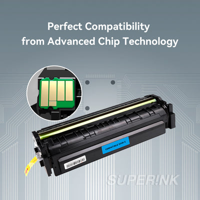 Compatible Canon 054H (3027C001) Cyan Toner Cartridge By Superink