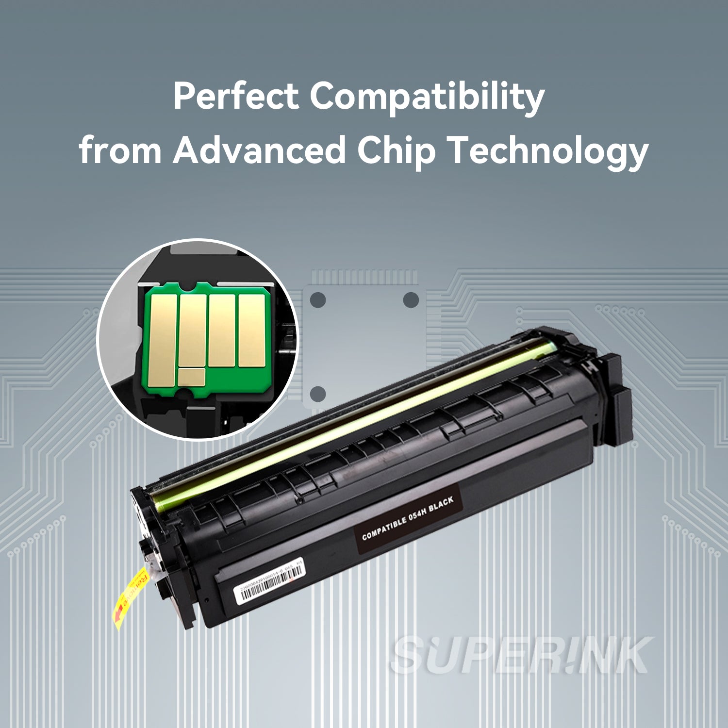 Compatible Canon 054H (3028C001) Black Toner Cartridge By Superink