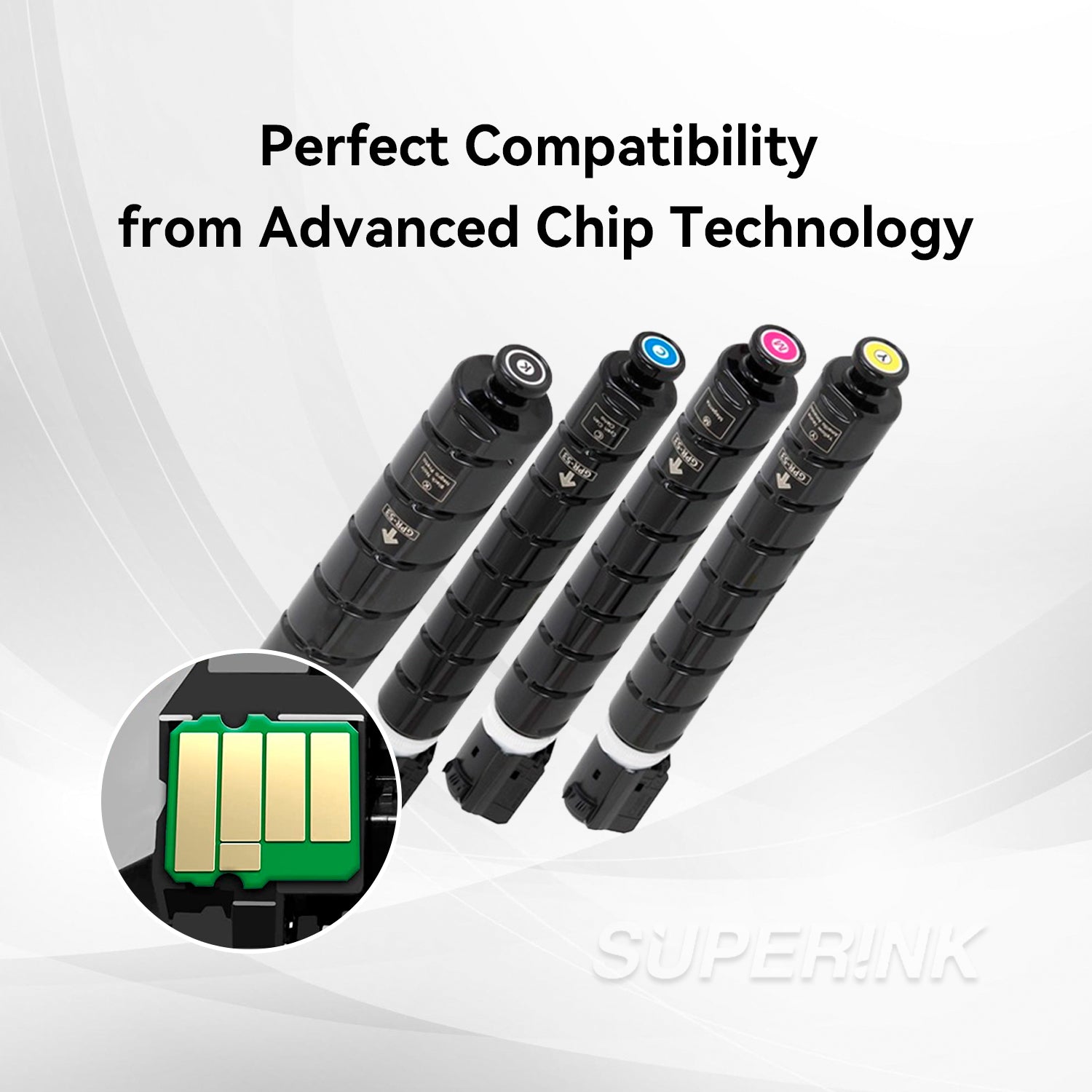 Compatible Canon GPR-53 Toner Cartridge Combo BK/C/M/Y By Superink