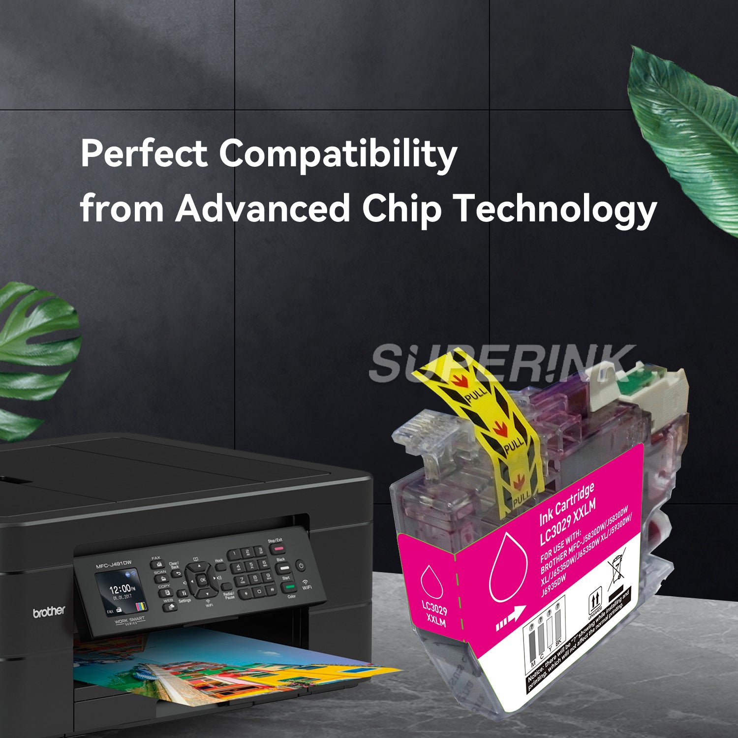 Compatible Brother LC3029XXL Magenta Ink Cartridge by Superink