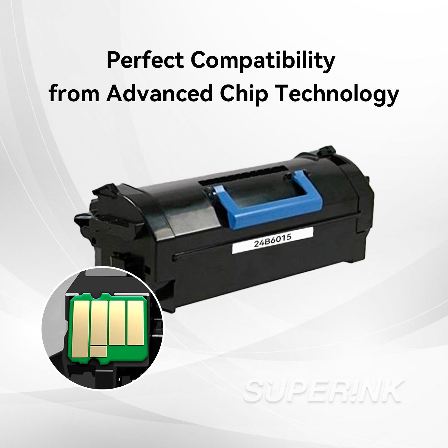 MICR Lexmark 24B6015 Black Toner Cartridge By Superink