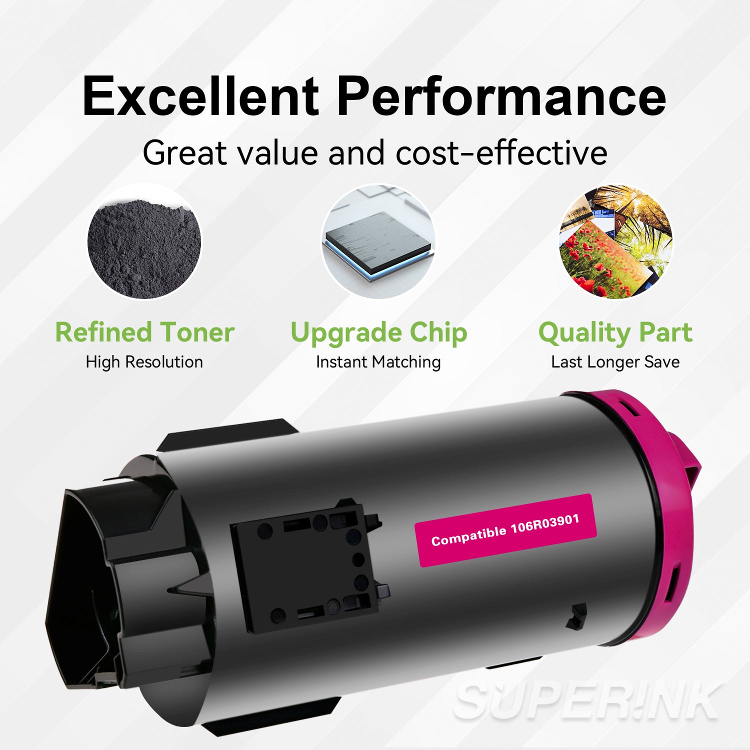 Compatible Xerox 106R03901 Magenta Toner 10100 Pages by Superink