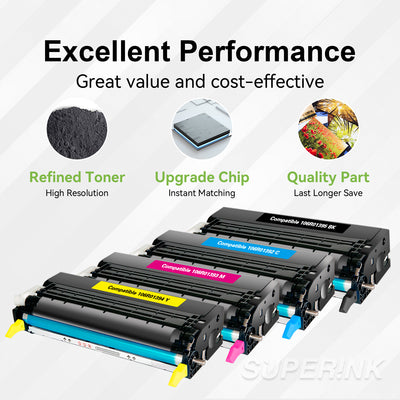 Compatible Xerox 6280 Toner Cartridge Combo High Yield By Superink