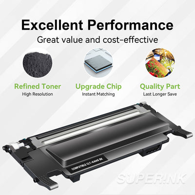 Compatible Samsung CLT-K404S Black Toner Cartridge By Superink