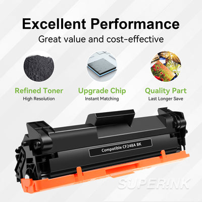 Compatible HP CF248A / 48A Black Toner Cartridge By Superink