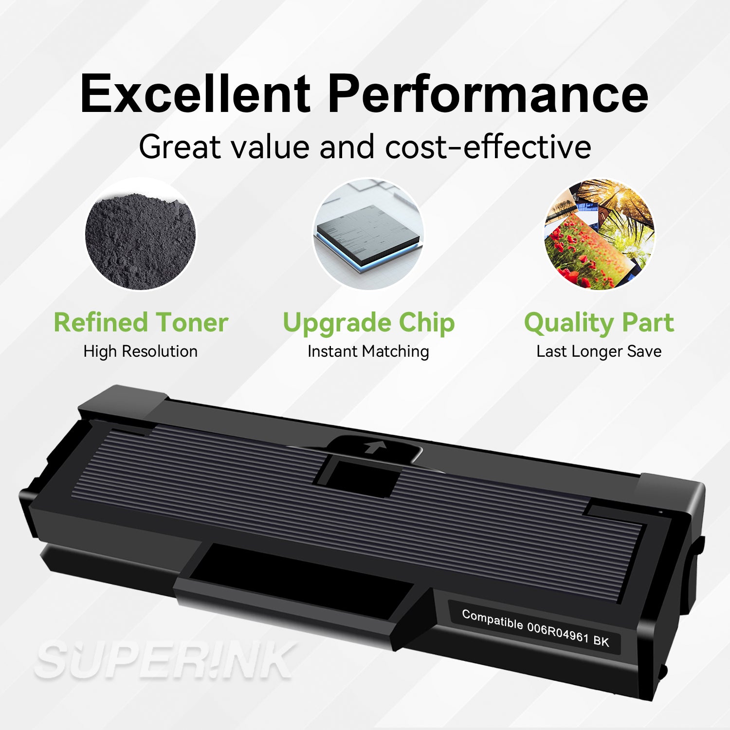 Compatible Xerox 006R04961 Black Toner Cartridge