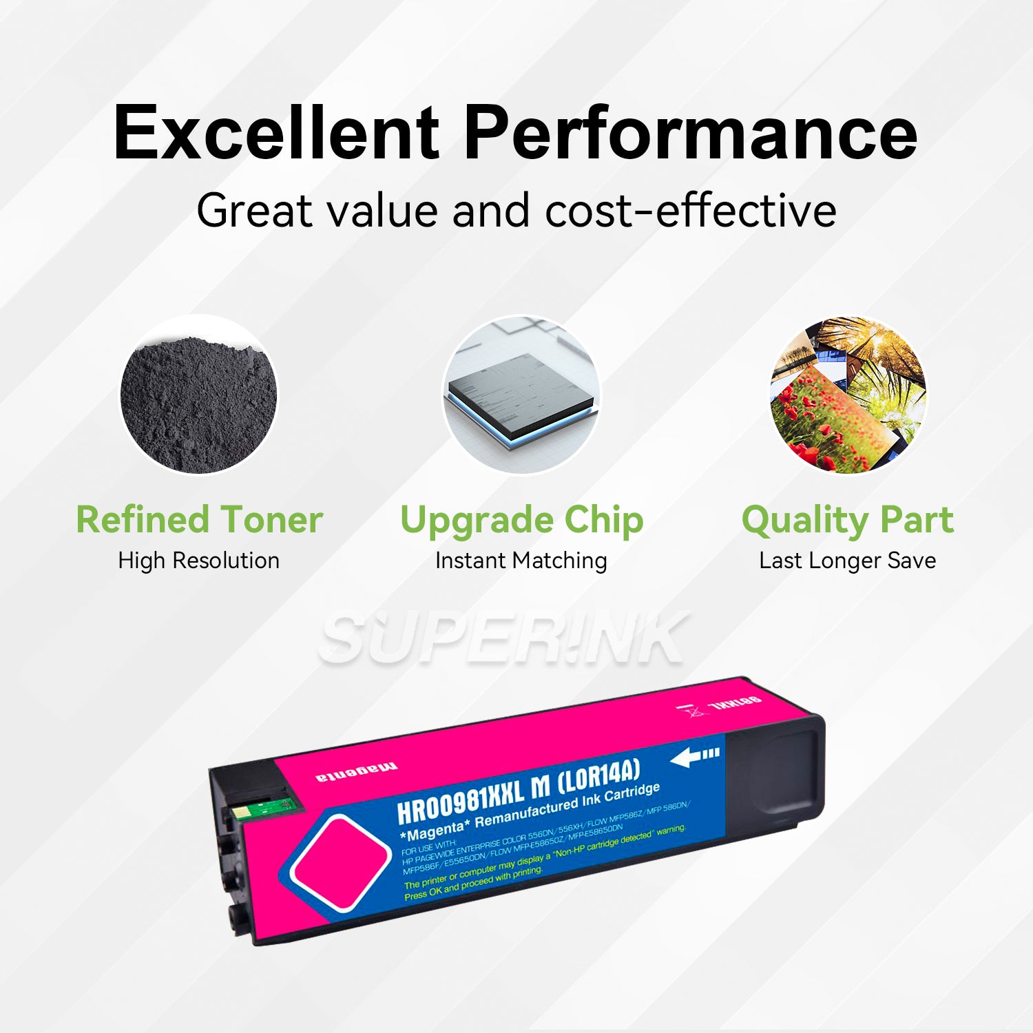 Compatible HP 981Y L0R14A Magenta Ink Cartridge (PageWide) By Superink