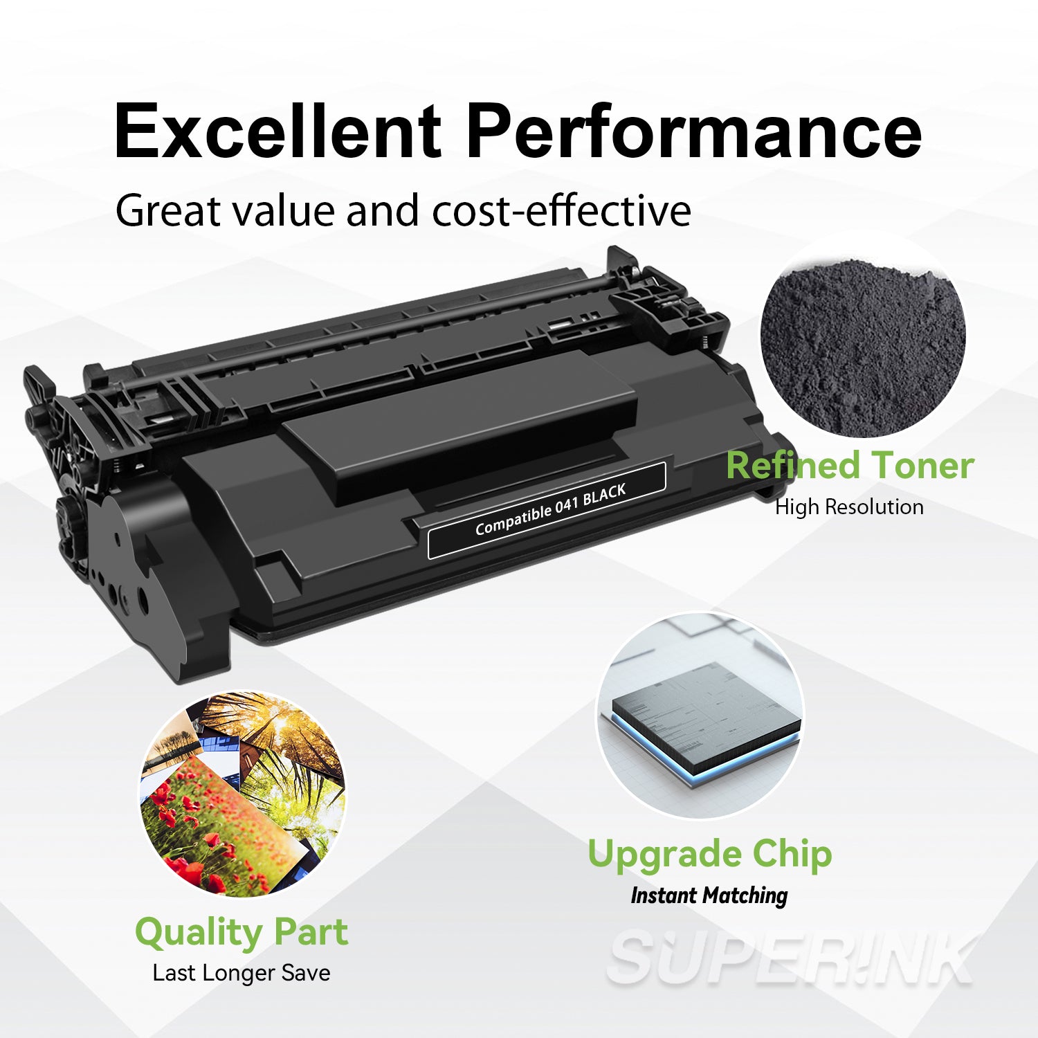 Compatible Canon 041 (0452C001) Black Toner Cartridge By