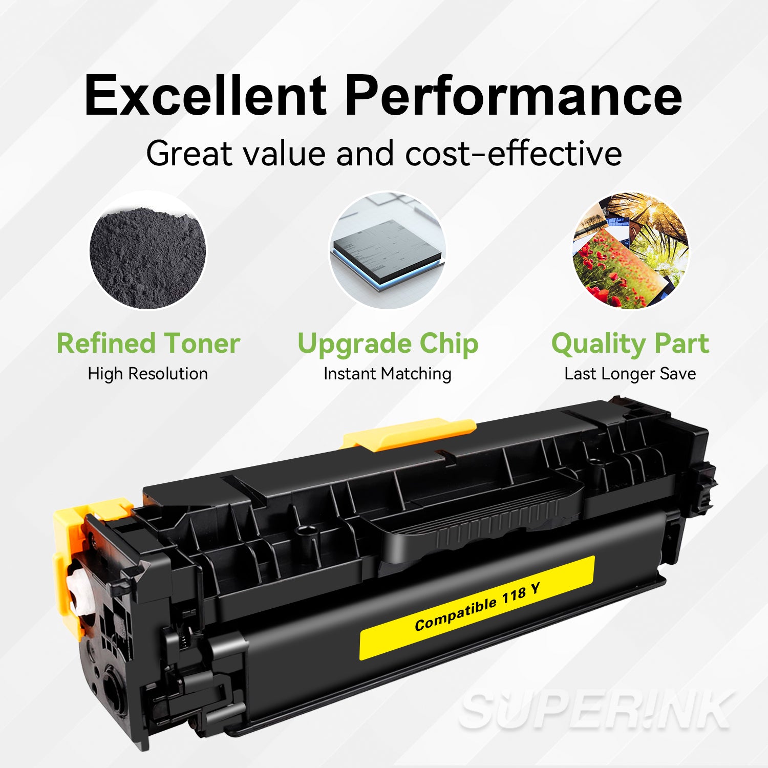 Compatible Canon 118Y (2659B001) Toner Cartridge Yellow By Superink