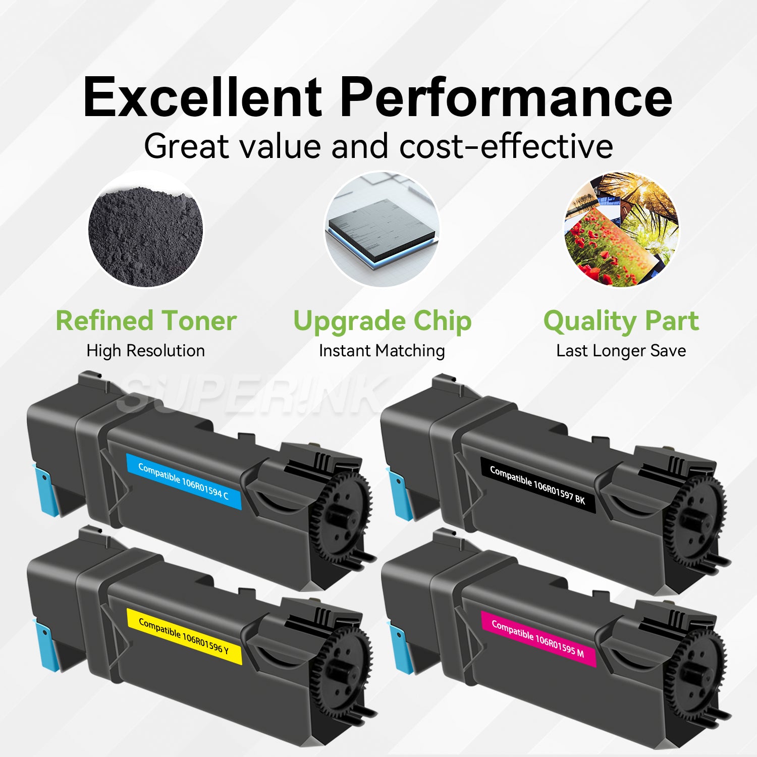 Compatible Xerox 6500/6505 Combo Toner Cartridge By Superink