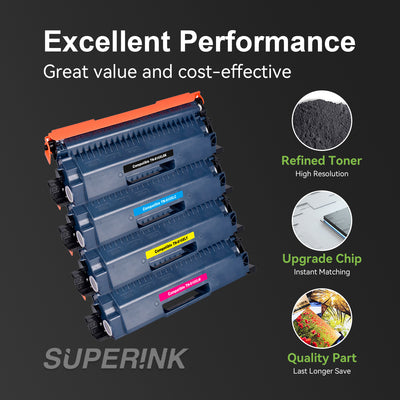 Compatible Brother TN810XL Toner Cartridge Combo By Superink