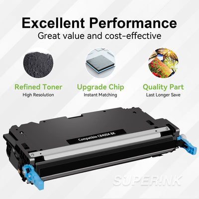 Compatible HP CB400A Black Toner Cartridge By Superink