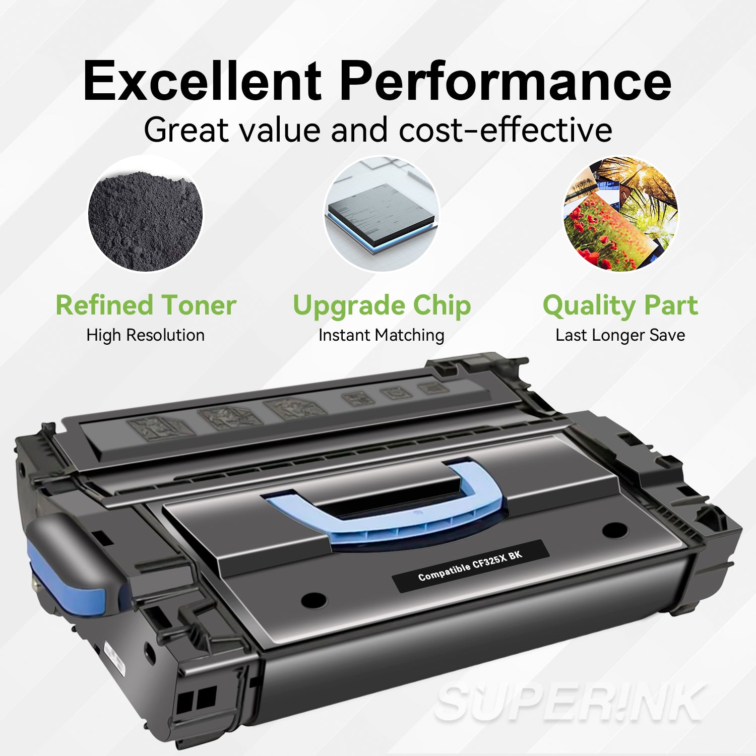 Compatible HP CF325X Black Toner Cartridge High Yield by Superink