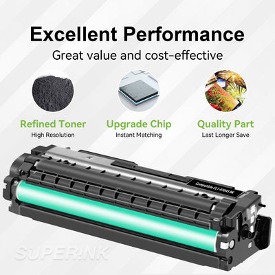 Compatible Samsung CLT-K504S CLT-K504S cartouche de toner noir par Superink