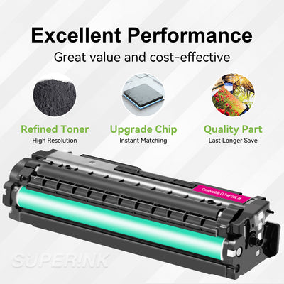 Compatible Samsung CLT-M506L CLT-M506L cartouche de toner magenta par Superink