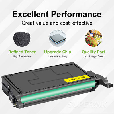 Compatible Samsung CLT-Y609S Yellow Toner Cartridge By Superink