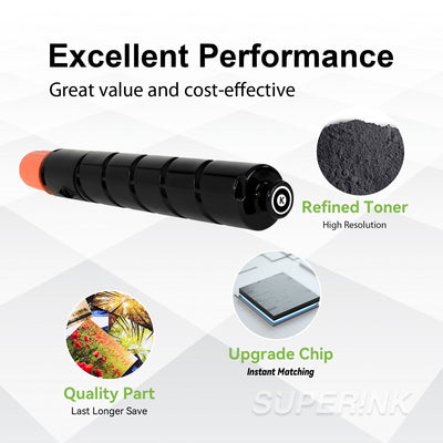 Compatible Canon GPR-36 3782B003AA Black Toner Cartridge by Superink