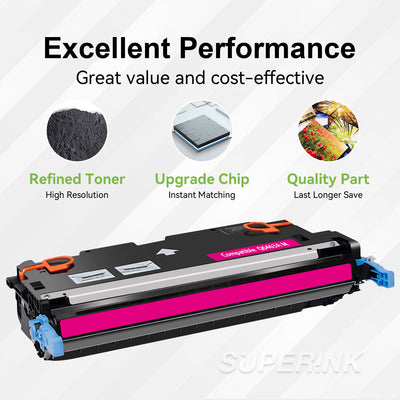 Compatible HP Q6463A Magenta Toner Cartridge HP 644A By Superink