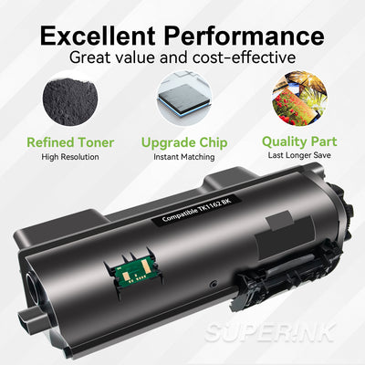 Compatible Kyocera TK3162 Black toner cartridge By Superink