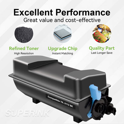 Compatible Kyocera TK3172 Black toner cartridge By Superink