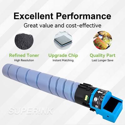 Compatible Konica Minolta TN-328C Cyan Toner Cartridge by Superink