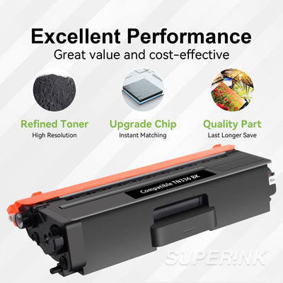 Compatible Brother TN-336BK TN336 Toner Cartridge Black By Superink